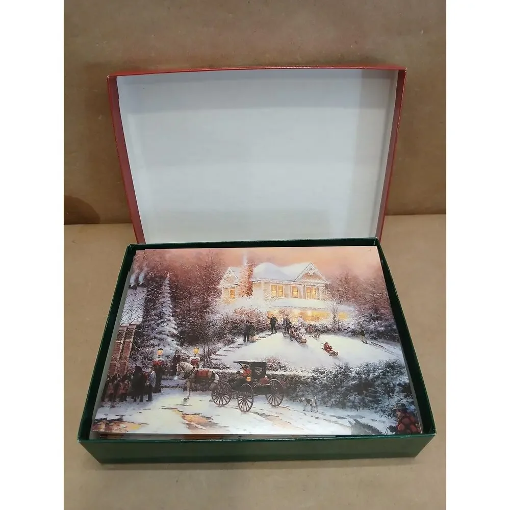 Vintage Thomas Kinkade Christmas Holiday Cards Box Set 20 Art USA 1994 #381